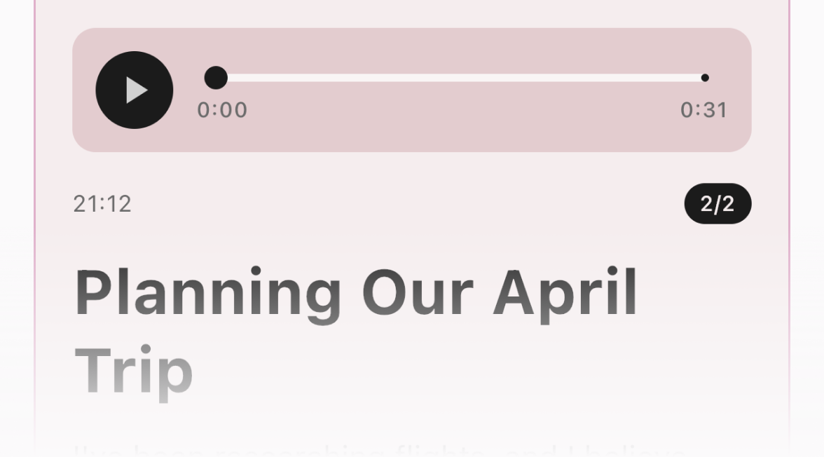 Choose tone and format